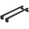 Nordrive Set completo barre portatutto evos lp 122 silenzio black m in alluminio - nk122lbm