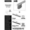 Nordrive Kit attacchi per barre auto portatutto dacia logan furgovan 09> (3 barre) n30253