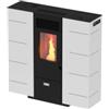 Canadian Stove Stufa a pellet canadian stove slim 6 bianco 6,14 kw
