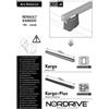 Nordrive Kit attacchi per barre auto portatutto renault kangoo 08>, mercedes citan 10 n30222