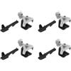 Nordrive Kit attacchi per barre auto portatutto clamp snap - k-6 n21416