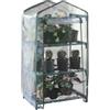 Verdemax Serra da giardino verdemax azalea con 3 ripiani e ruote 70x50x131 cm