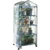 Verdemax Serra da giardino verdemax azalea con 4 ripiani e ruote 70x50x164 cm