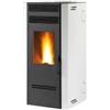 Caris Stufa a pellet canalizzata caris bluma bianco 7,5 kw