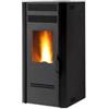 Caris Stufa a pellet canalizzata caris bluma nero 7,5 kw
