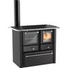 Cucina a legna gaia nero 6,3 kw