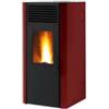 Caris Stufa a pellet ventilata caris maylea h con purificatore healthsystem bordeaux 7,5 kw