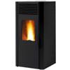 Caris Stufa a pellet ventilata caris maylea h con purificatore healthsystem nero 7,5 kw