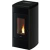 FreePoint Stufa a pellet ermetica, ventilata e canalizzata freepoint duke 14 nero con wi-fi integrato 13,7 kw