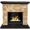 Divina Fire Camino bioetanolo da terra divina fire belluno effetto finta pietra 105x38x100 cm