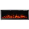 Divina Fire Camino elettrico da incasso divina fire chicago nero 127x14x45 cm