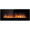 Divina Fire Camino elettrico da parete divina fire dallas nero 127x11x50 cm