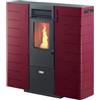 Canadian Stove Stufa a pellet slim canalizzata canadian stove slim 10c bordeaux 9,01 kw