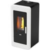 Canadian Stove Termostufa a pellet canadian stove idro ceramic 14 bianco 13,8 kw