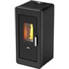 Canadian Stove Termostufa a pellet canadian stove idro ceramic 14 nero 13,8 kw