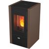 Canadian Stove Stufa a pellet ventilata canadian stove kleo ruggine 6,2 kw