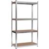 Essenza Scaffale essenza in metallo 4 ripiani 120x40x160 cm