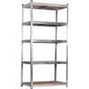 Essenza Scaffale essenza in metallo 5 ripiani 120x40x180 cm