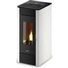 FreePoint Stufa a pellet ermetica, ventilata e canalizzata freepoint indaco 11 bianco 10,5 kw