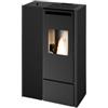 Punto Fuoco Stufa a pellet slim ermetica punto fuoco pia nero 9,9 kw