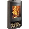 Panadero Stufa a legna panadero oval 3 stones antracite 7,3 kw