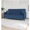 BellaHome Divano letto bellahome libra 3 posti dark blue 211x92x98 cm