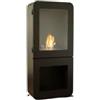 Tecno Air System Biostufa tecno air system ruby averau nero 45x27x100 cm