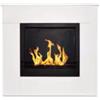Divina Fire Camino bioetanolo da pavimento divina fire michelangelo effetto legno bianco 96x36x90 cm