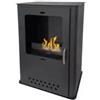 Divina Fire Stufa a bioetanolo divina fire luisa nero 50x30x68 cm