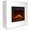 Divina Fire Camino elettrico divina fire michelangelo in legno bianco 96x36x96 cm