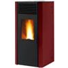 Caris Stufa a pellet ventilata caris filanta bordeaux 9,0 kw
