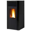 Caris Stufa a pellet ventilata caris filanta nero 9,0 kw