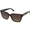 Love Moschino MOL087/S 086/HA | Occhiali da Sole Graduati o Non Graduati | Plastica | Quadrati | Marrone, Havana | Adrialenti