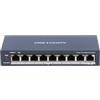 Hikvision DS-3E1309P-EI Switch PoE Smart Managed 9 Porte 8 PoE 100 Mbps Uplink Gigabit 110 W