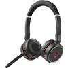 Jabra Cuffia con microfono Jabra Evolve 75 Auricolare Con cavo e senza A Padiglione Ufficio Micro-USB Bluetooth Nero, Rosso [7599-832-109]