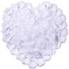 CO-RODE 1200 petali di rosa bianchi, fiori artificiali per matrimoni, feste, atmosfera romantica notturna, San Valentino, anniversari