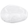Intex 66500NP - Poltrona Gonfiabile Beanless Bag Trasparente, Vinile, Trasparente,137x127x74 cm