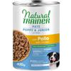 Natural trainer dog puppy & junior paté pollo 400gr