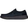 HEYDUDE Wally COMF Suede - Mocassino Uomo in Camoscio Nero