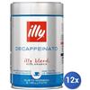 Illy 12x Multipack Illy Caffè Macinato Decafeinato Gr 250