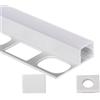 2m 3311 PROFILO DA INCASSO ALLUMINIO 2metri PER STRISCE LED CARTONGESSO PARETE