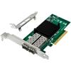 Microconnect MC-PCIEX8-X520-DA2-SFP+ scheda di rete e adattatore Interno Fibra 1