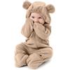 Cuddle Club Tutina Neonato e Bimbo in Pile - Pagliaccetto Neonato e Bimbo Fino a 4 Anni - Pagliaccetto Neonata e Neonato - Pigiama Bimbo Invernale - Abbigliamento Neonato e Bimbo