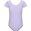 HIPPOSEUS Ragazze Body da Danza con Maniche Corte Classico Body Ginnastica Bambina Ballet Leotards,AM0019DX