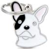 MYFAMILY Medaglietta Friends Cane Bulldog Francese Bianco e Nero