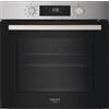 Hotpoint Ariston Forno Elettrico da Incasso Ventilato Multifunzione con Grill 71 Litri 60 cm Classe A++ colore Nero e Acciaio Inox - HAO 275P X