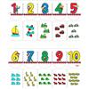 HENBEA Strisce Numeriche con 4 Fasce e 20 Tessere - Associazione e Ordinamento Numeri fino a 20