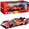 BBURAGO Auto 1:18 Ferrari 499P 24H LMH Hypercar 2025 #51