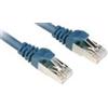 Sharkoon Cavo di rete Sharkoon patch SFTP RJ-45 Cat.7a 2m Blu [4044951029624]