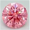 Diamante Naturale Pink 4.00 Ct Round Taglio Libero VVS1 Qualità D